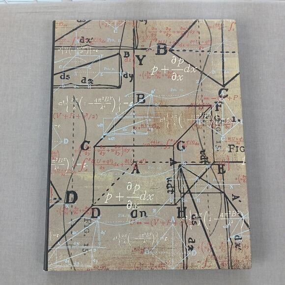 Handmade Other - Handmade Hardcover Math Notebook blank unlined pages and graph paper